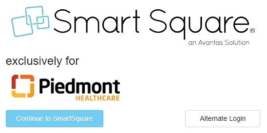 Piedmont smart square homepage